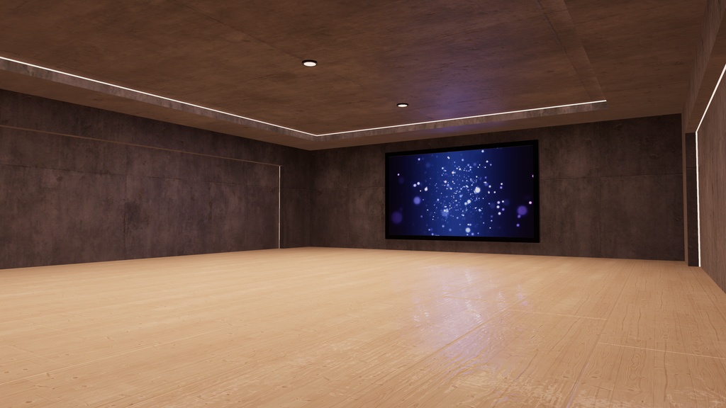 【VRChat想定】DanceRoom1【ワールドアセット】