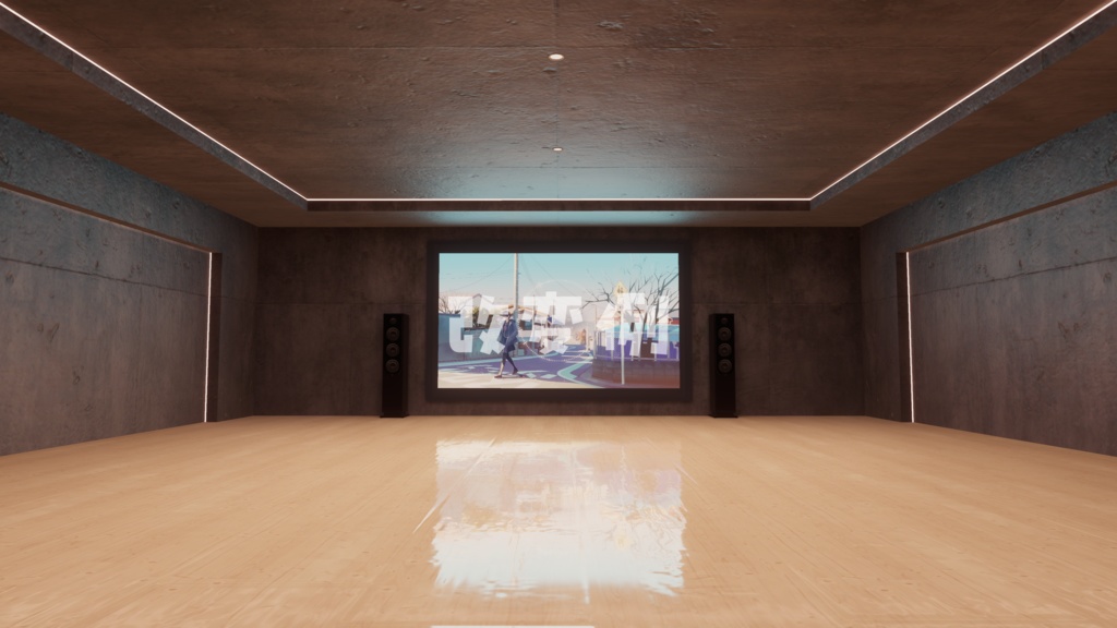 【VRChat想定】DanceRoom1【ワールドアセット】