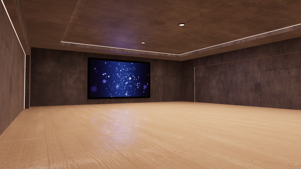 【VRChat想定】DanceRoom1【ワールドアセット】