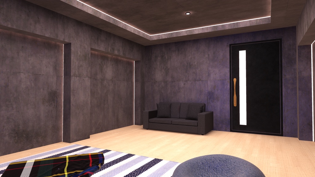 【2025/12/30~2026/1/1半額セール中!】【VRChat想定】TheaterRoom1【ワールドアセット】