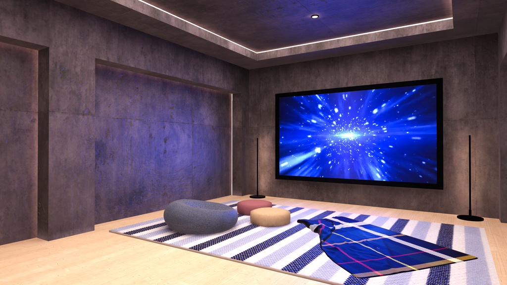 【2025/12/30~2026/1/1半額セール中!】【VRChat想定】TheaterRoom1【ワールドアセット】