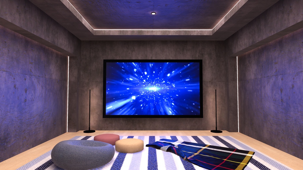 【2025/12/30~2026/1/1半額セール中!】【VRChat想定】TheaterRoom1【ワールドアセット】