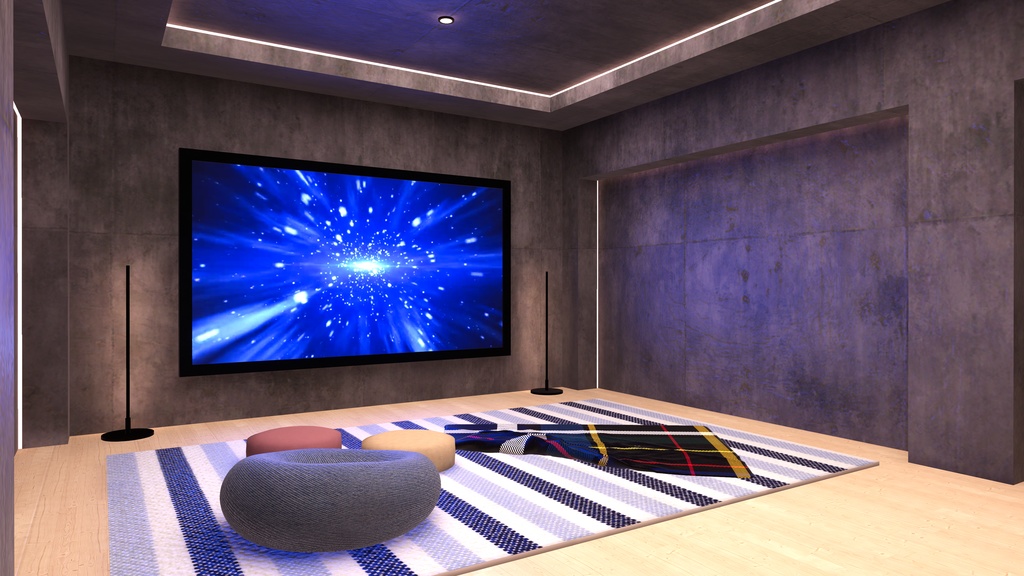 【2025/12/30~2026/1/1半額セール中!】【VRChat想定】TheaterRoom1【ワールドアセット】