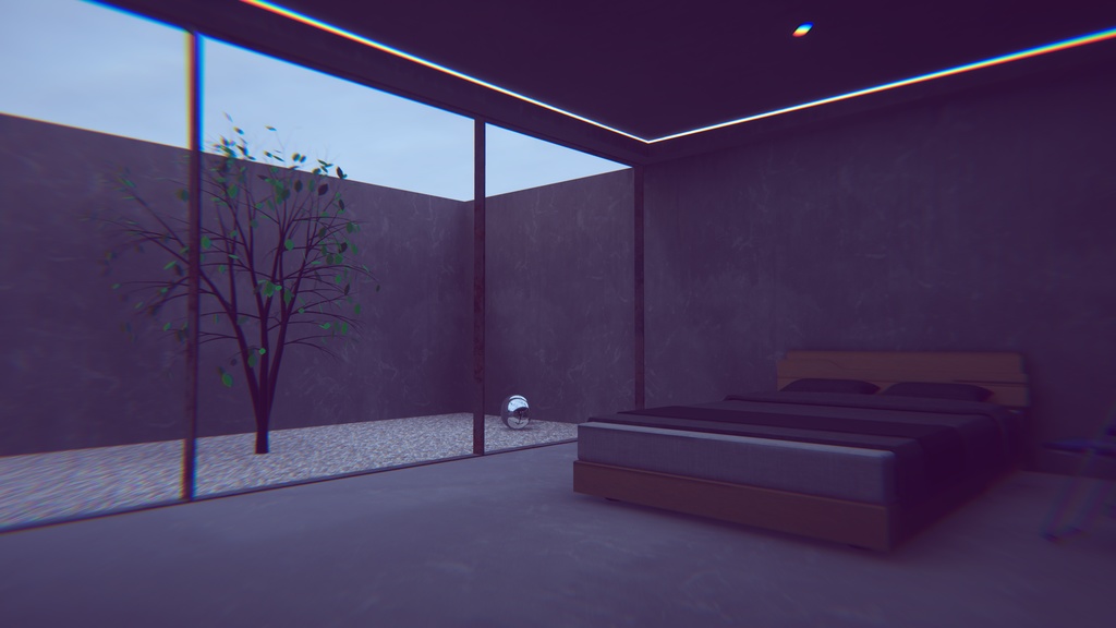 【1/2~1/4半額セール中!】【VRChat想定】Waiting.【ワールドアセット】