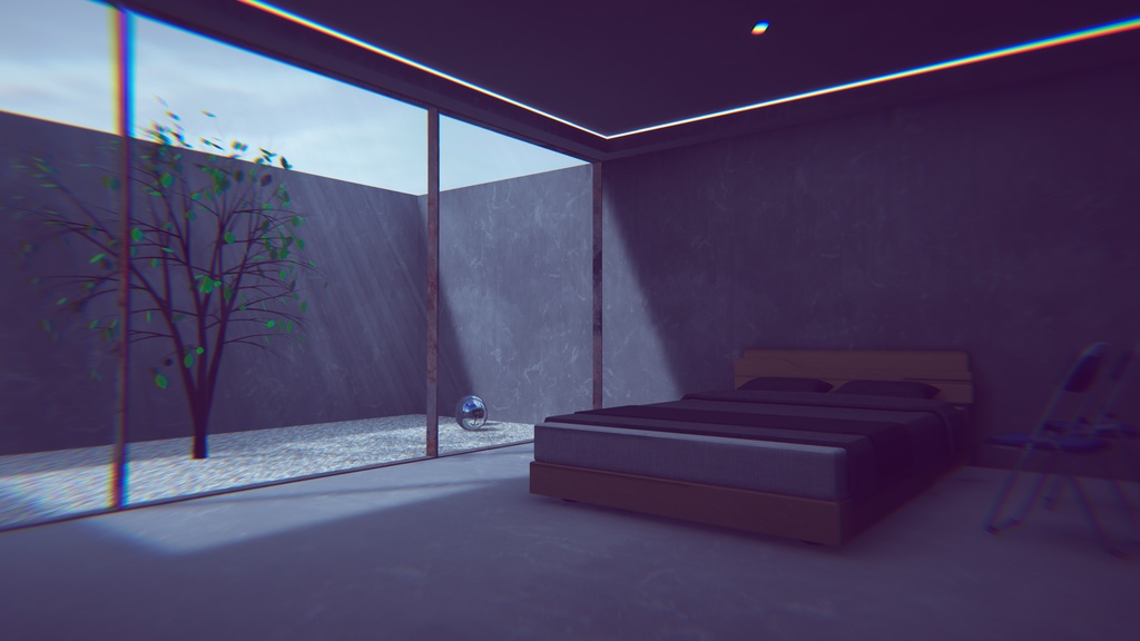 【1/2~1/4半額セール中!】【VRChat想定】Waiting.【ワールドアセット】