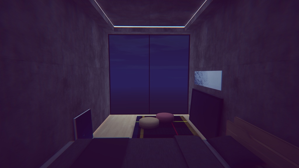 【1/9~1/12まで半額セール中!】【VRChat想定】Akari.【ワールドアセット】