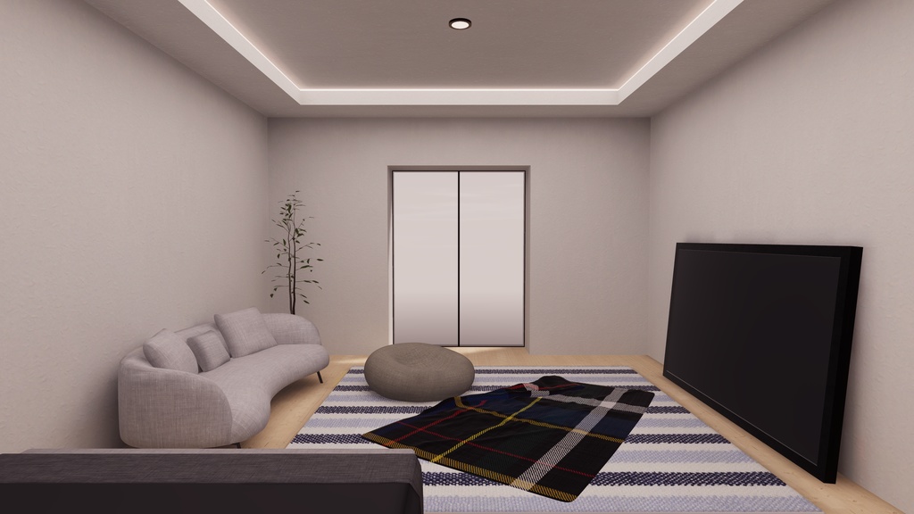 【1/23~1/25までセール中!】【VRChat想定】Just牢屋(牢屋付きワンルーム)【ワールドアセット】