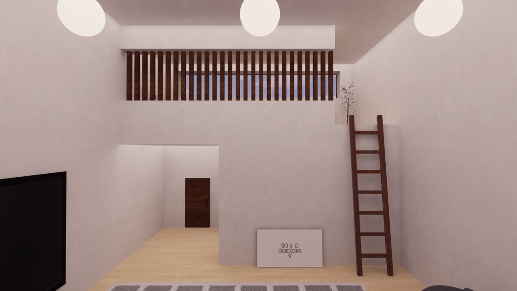 【1/30-2/1までセール中!】【VRChat想定】CubeHouse1 : Re.ReBuild【ワールドアセット】