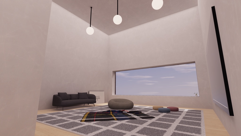 【1/30-2/1までセール中!】【VRChat想定】CubeHouse1 : Re.ReBuild【ワールドアセット】