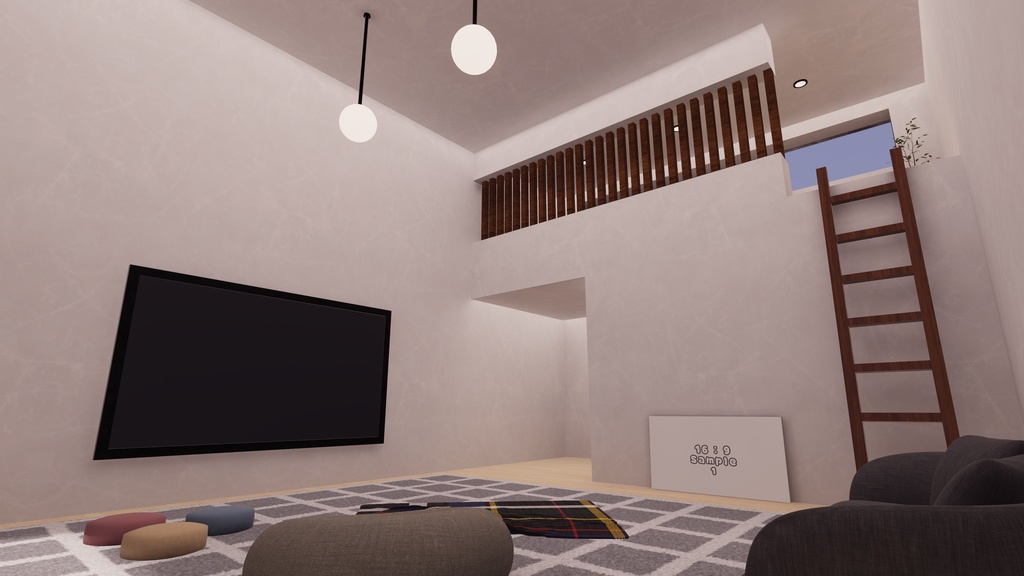 【1/30-2/1までセール中!】【VRChat想定】CubeHouse1 : Re.ReBuild【ワールドアセット】