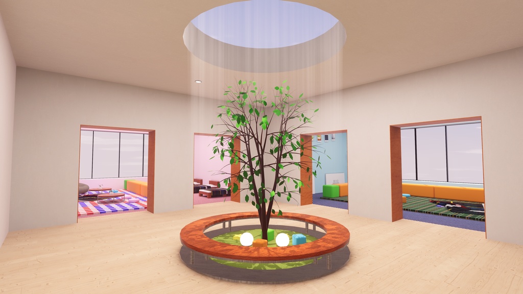【2/7~2/9までセール中!】【VRChat想定】ボクタチノアソビバ (KidsRoom3) 【ワールドアセット】