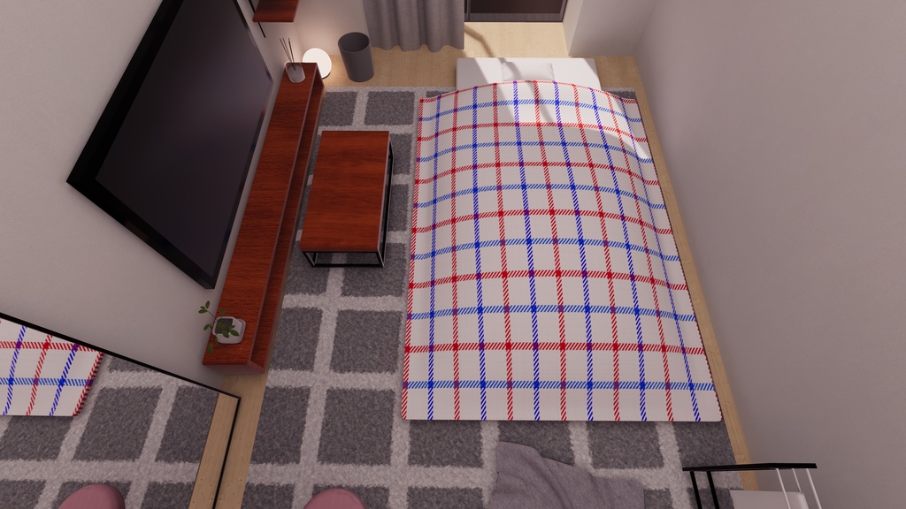 【2/14~2/16まで半額セール中!】【VRChat想定】あのさ。せまいけど、ウチくる?【ワールドアセット】
