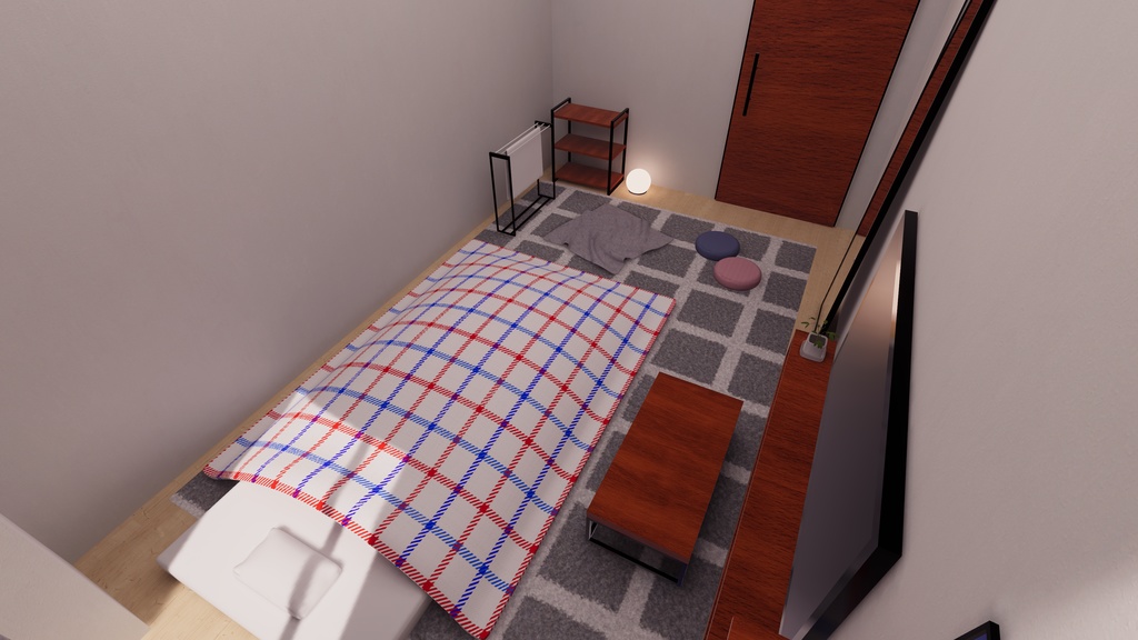 【2/14~2/16まで半額セール中!】【VRChat想定】あのさ。せまいけど、ウチくる?【ワールドアセット】