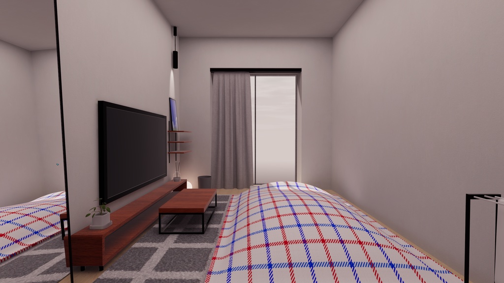 【2/14~2/16まで半額セール中!】【VRChat想定】あのさ。せまいけど、ウチくる?【ワールドアセット】