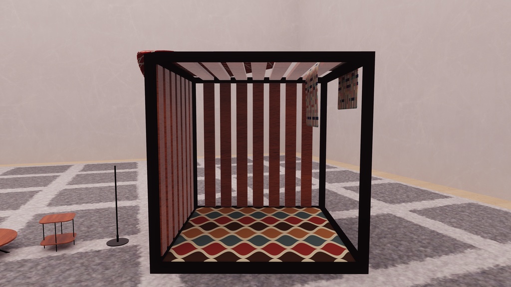 【VRChat想定】無料家具セット vol.1【ワールド小物アセット】