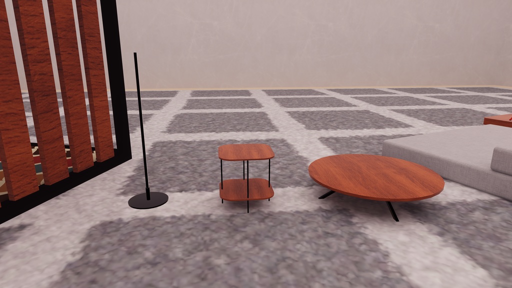 【VRChat想定】無料家具セット vol.1【ワールド小物アセット】