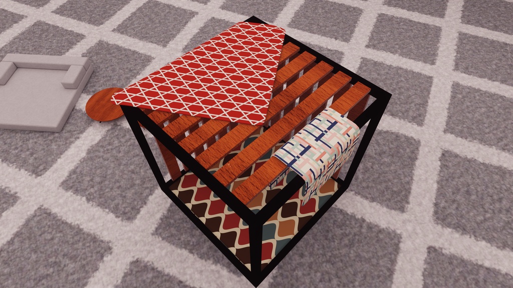 【VRChat想定】無料家具セット vol.1【ワールド小物アセット】