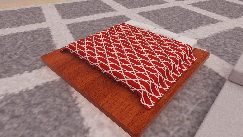 【VRChat想定】無料家具セット vol.1【ワールド小物アセット】