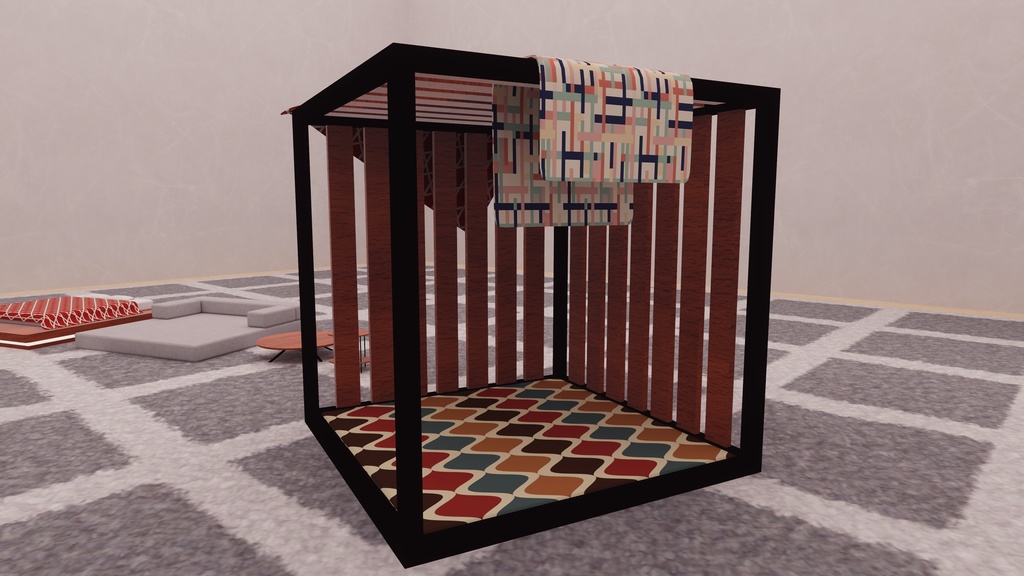 【VRChat想定】無料家具セット vol.1【ワールド小物アセット】