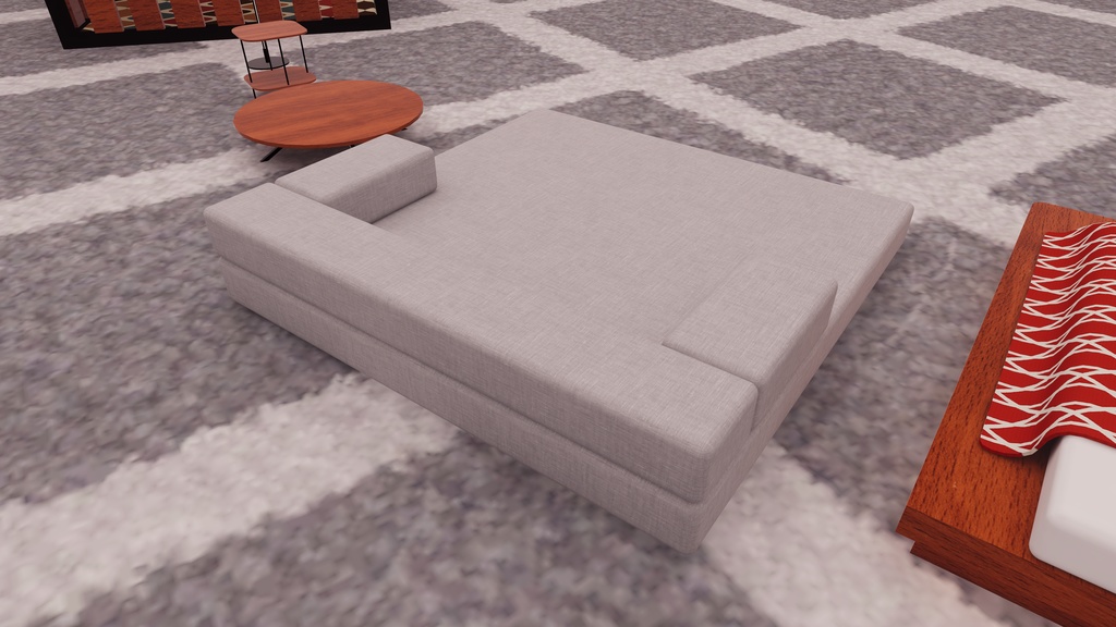 【VRChat想定】無料家具セット vol.1【ワールド小物アセット】