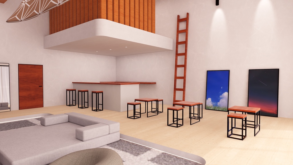 【2/20販売開始】【VRChat想定】陽だまりの余白【ワールドアセット】