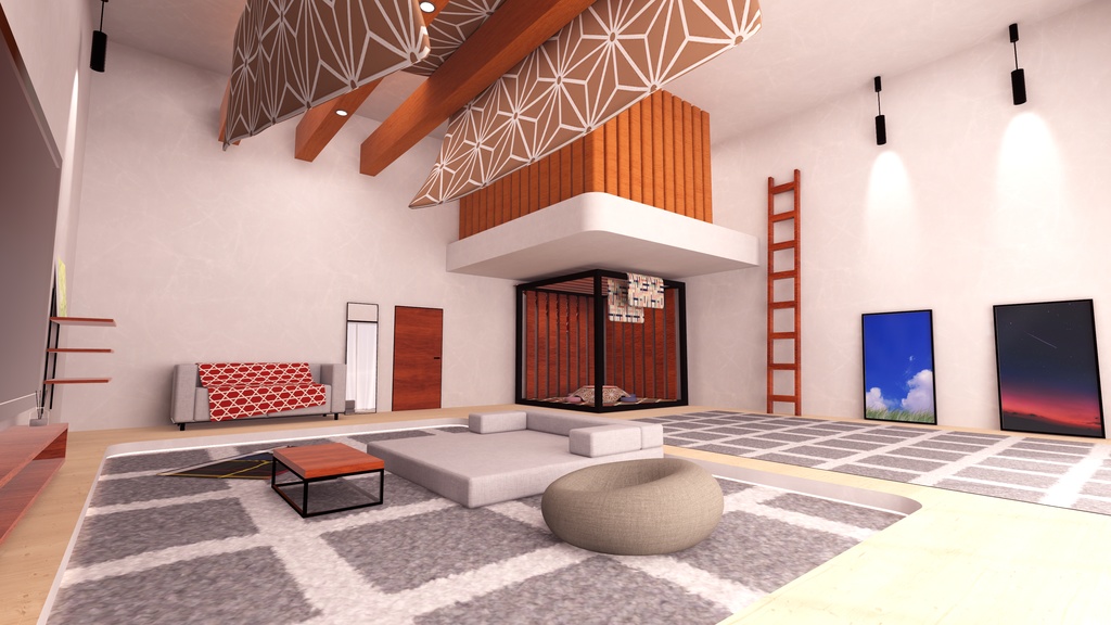 【2/20販売開始】【VRChat想定】陽だまりの余白【ワールドアセット】