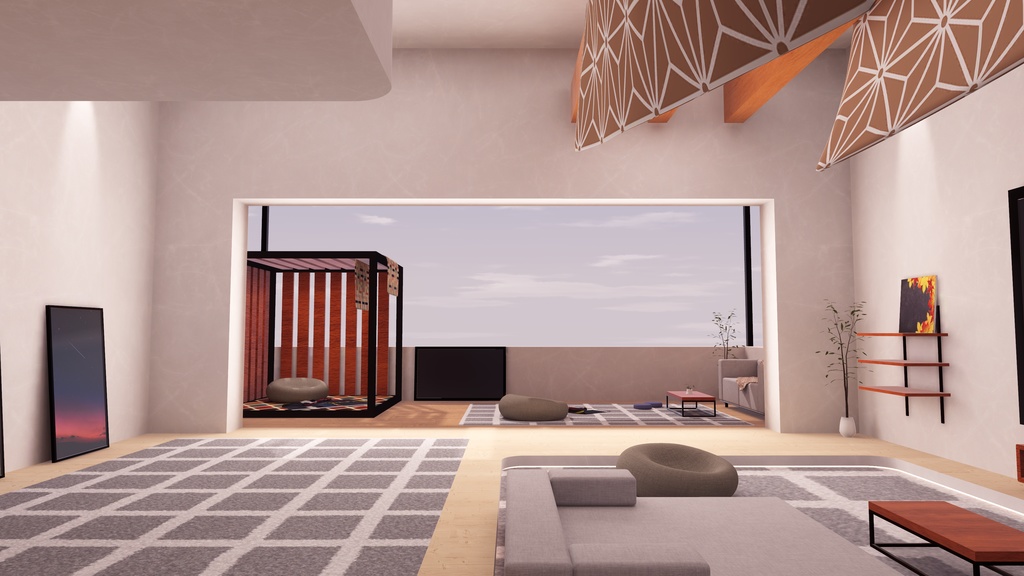 【2/20販売開始】【VRChat想定】陽だまりの余白【ワールドアセット】