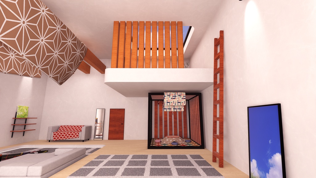 【2/20販売開始】【VRChat想定】陽だまりの余白【ワールドアセット】