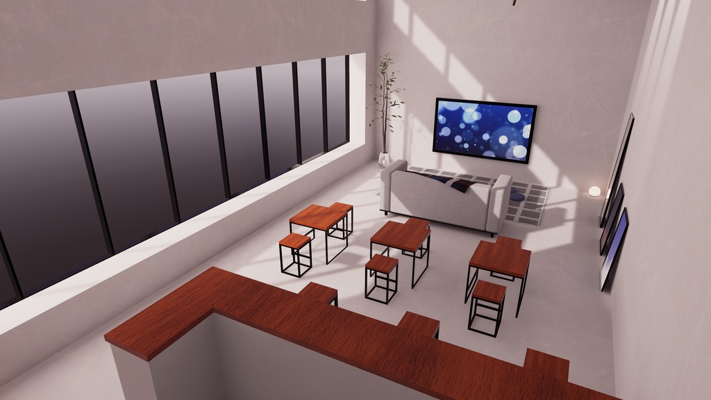 【VRChat想定】ThreeFace【ワールドアセット】