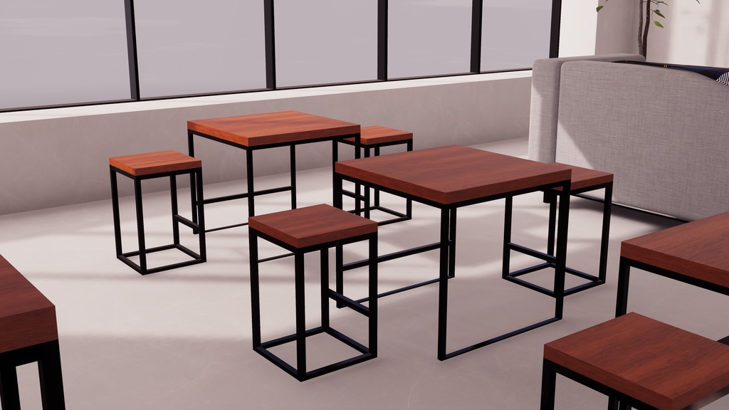 【VRChat想定】ThreeFace【ワールドアセット】