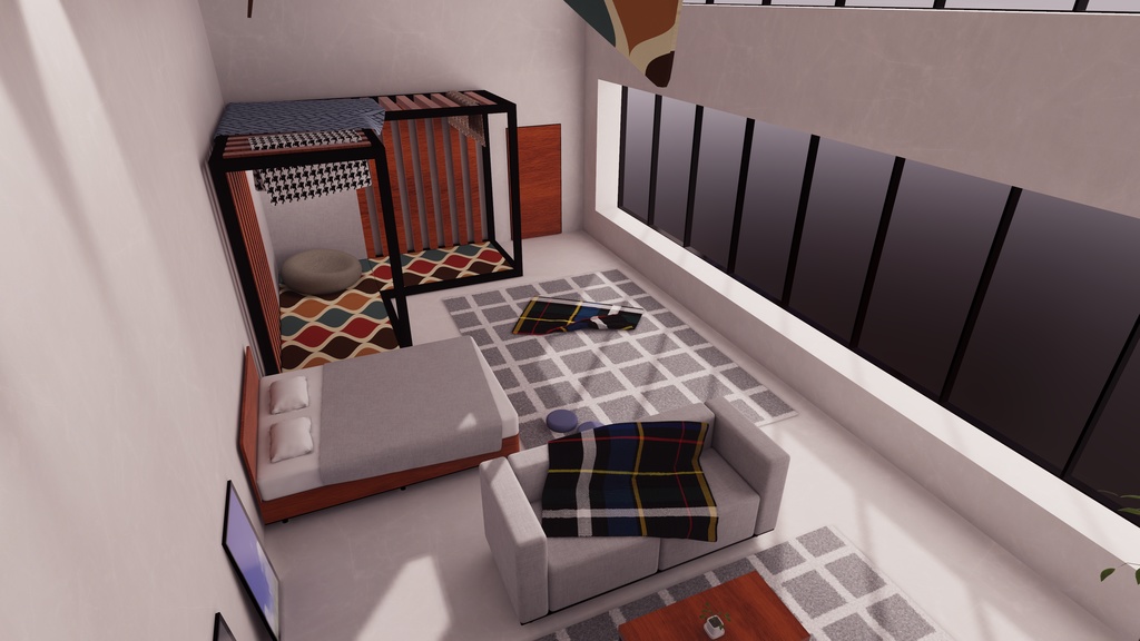 【VRChat想定】ThreeFace【ワールドアセット】