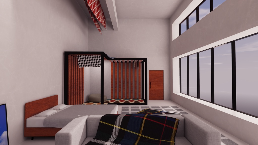 【VRChat想定】ThreeFace【ワールドアセット】