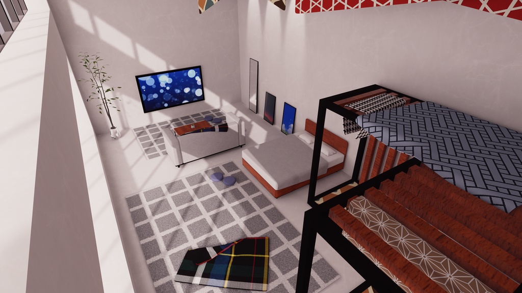 【VRChat想定】ThreeFace【ワールドアセット】