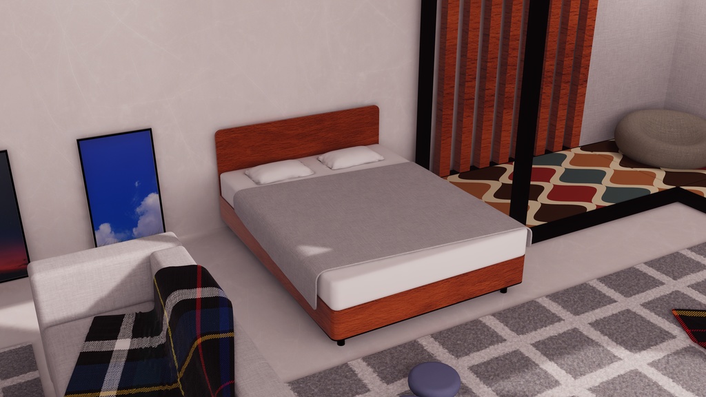 【VRChat想定】ThreeFace【ワールドアセット】