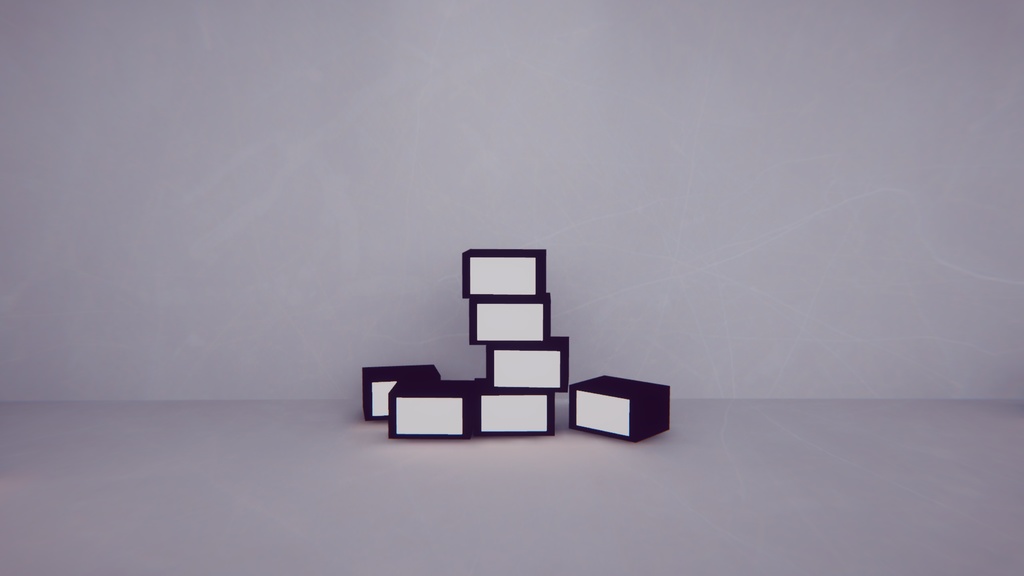 【VRChat想定】Prop_Box1【ワールド小物アセット】