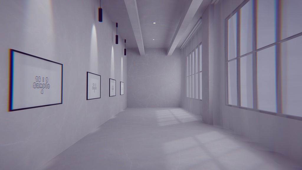 【2/27販売開始】【VRChat想定】PhotoGallery26【ワールドアセット】