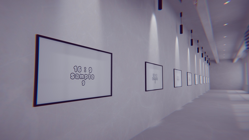 【2/27販売開始】【VRChat想定】PhotoGallery26【ワールドアセット】