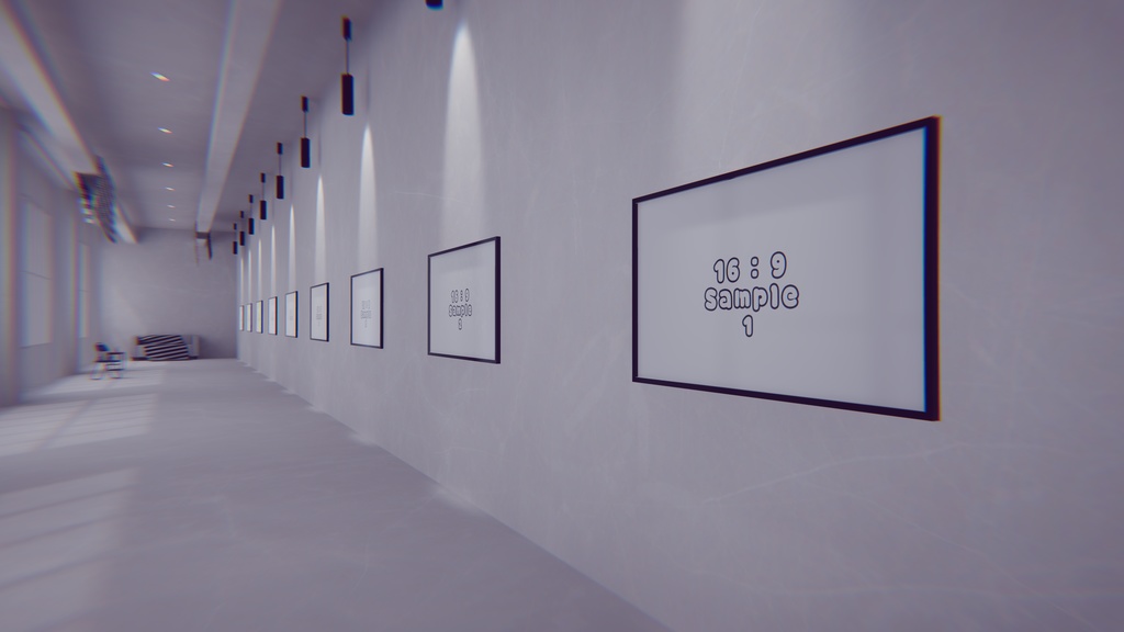 【2/27販売開始】【VRChat想定】PhotoGallery26【ワールドアセット】