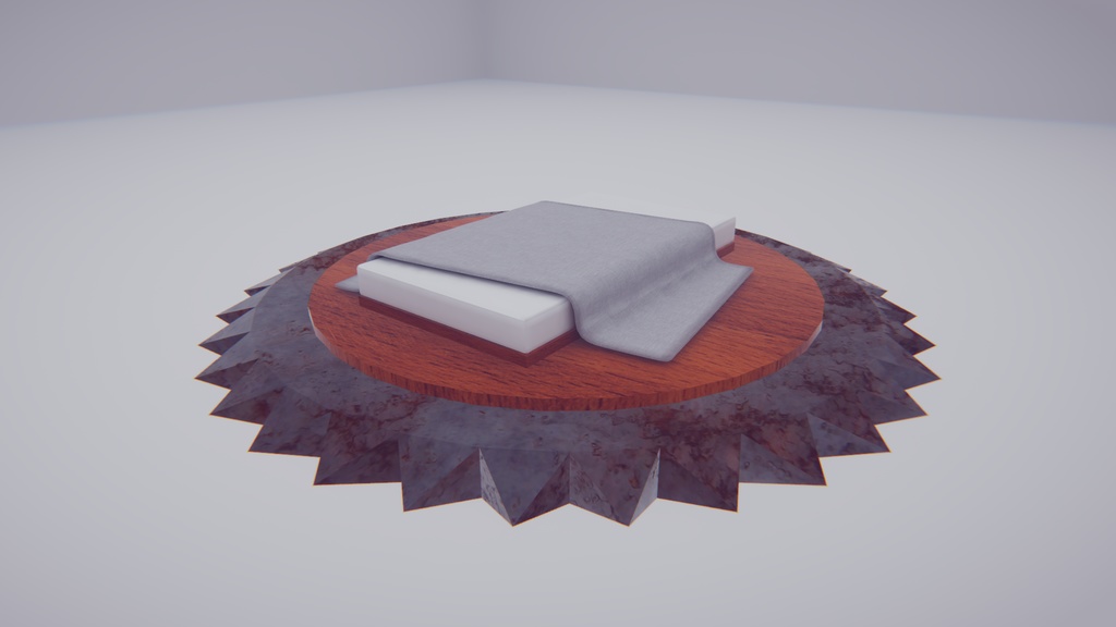 【3/1まで無料】【VRChat想定】爆●シュート ベッドブレード【ワールド小物アセット】