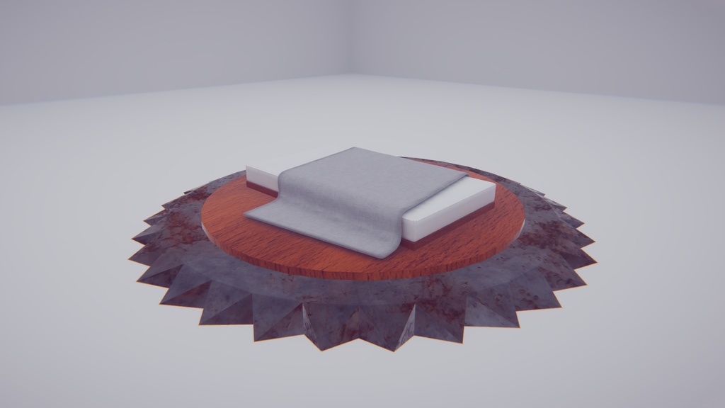 【3/1まで無料】【VRChat想定】爆●シュート ベッドブレード【ワールド小物アセット】