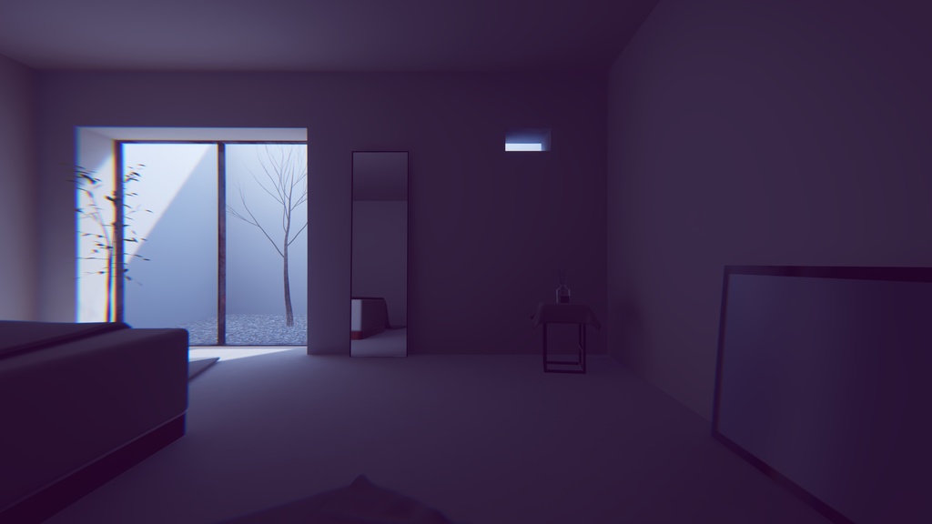 【3/6~3/8まで半額セール中!】【VRChat想定】虚白【ワールドアセット】