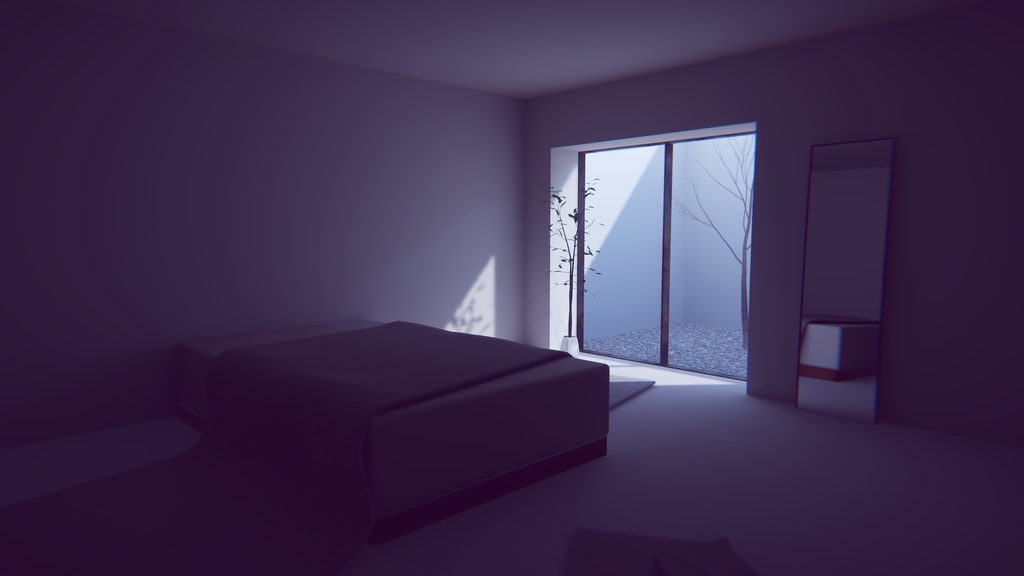 【3/6~3/8まで半額セール中!】【VRChat想定】虚白【ワールドアセット】