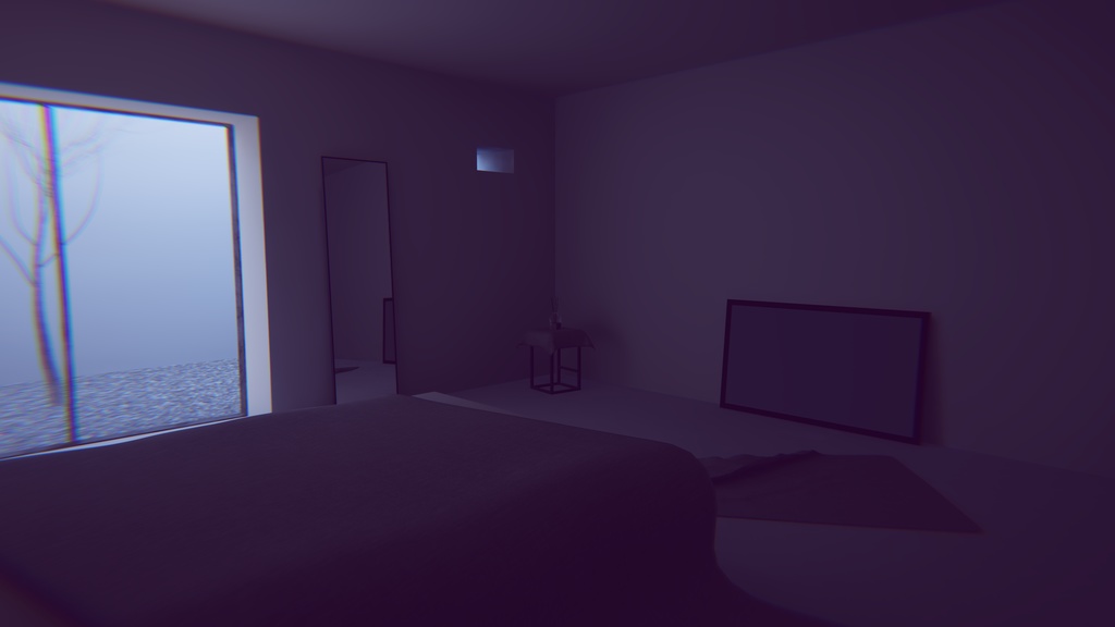 【3/6~3/8まで半額セール中!】【VRChat想定】虚白【ワールドアセット】