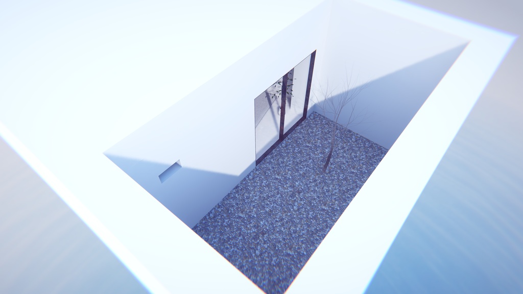 【3/6~3/8まで半額セール中!】【VRChat想定】虚白【ワールドアセット】