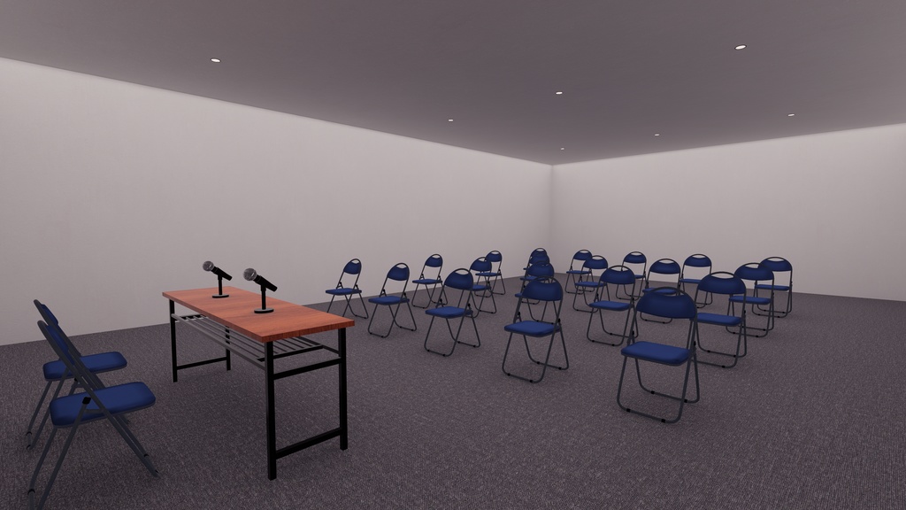 【VRChat想定】Just 謝罪会見【ワールドアセット】