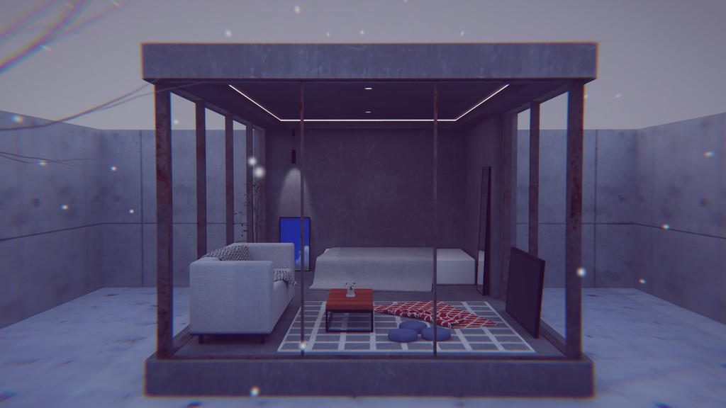 【3/13~3/15まで半額セール中!】【VRChat想定】Hush【ワールドアセット】