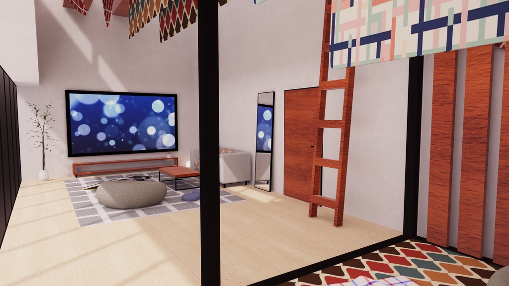 【3/20~3/22まで半額セール中!】【VRChat想定】ひかりをあびて【ワールドアセット】