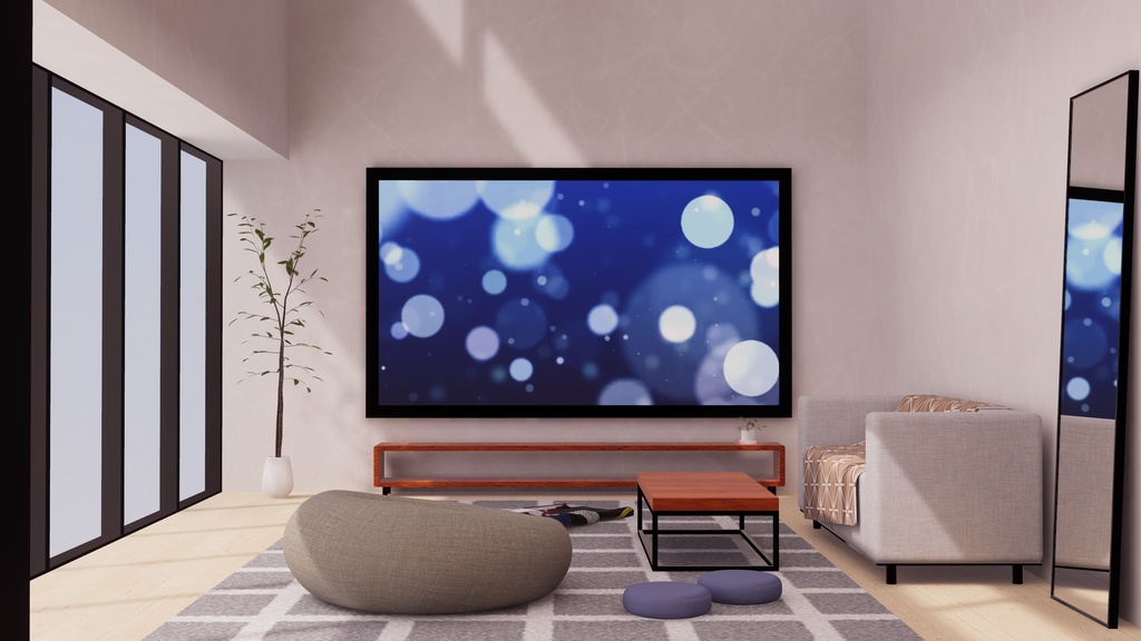 【3/20~3/22まで半額セール中!】【VRChat想定】ひかりをあびて【ワールドアセット】