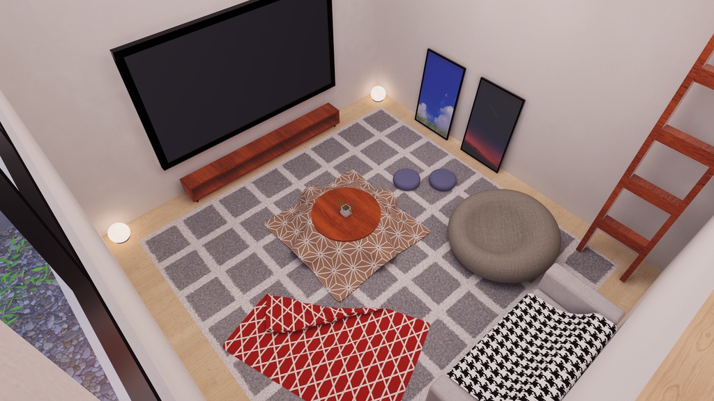 【3/20~3/22まで半額セール中!】【VRChat想定】Just 分譲住宅1【ワールドアセット】