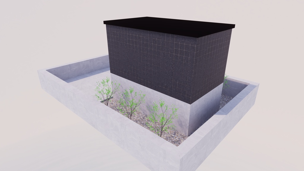 【3/20~3/22まで半額セール中!】【VRChat想定】Just 分譲住宅1【ワールドアセット】